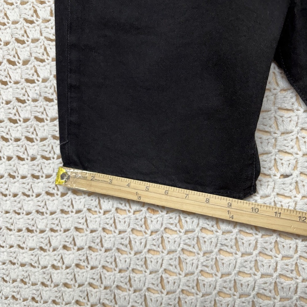 Levi's 501 Black Jean Denim Shorts Mens 38X 8"Inseam Button Fly NWT - Picture 6 of 12